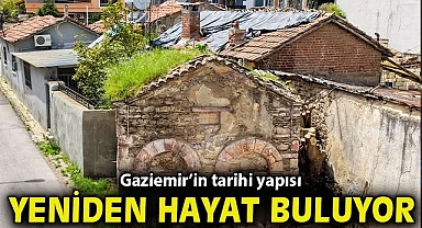 Gaziemir'in tarihi Çift Çeşme'si aslına uygun şekilde yenileniyor