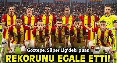 Göztepe, Süper Lig'deki puan rekorunu egale etti