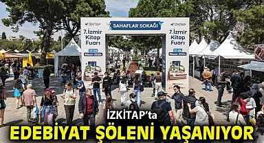 İZKİTAP'ta edebiyat şöleni yaşanıyor