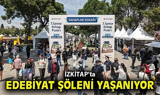 İZKİTAP'ta edebiyat şöleni yaşanıyor