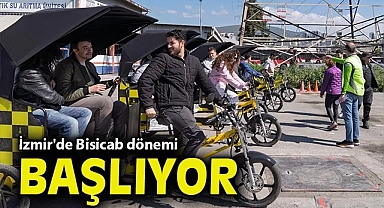 İzmir'de Bisicab dönemi başlıyor