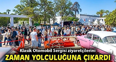 Klasik Otomobil Sergisi ziyaretçilerini zaman yolculuğuna çıkardı