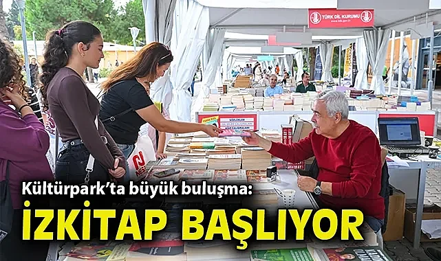 Kültürpark'ta büyük buluşma: İZKİTAP başlıyor