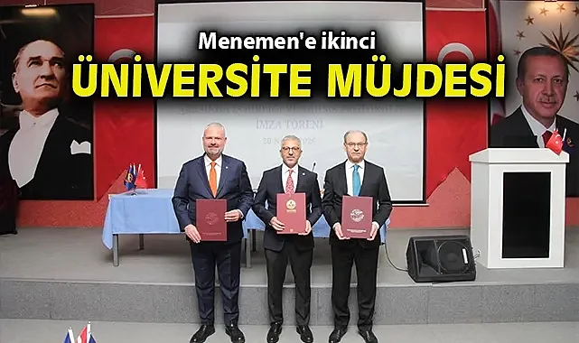 Menemen'e ikinci üniversite müjdesi