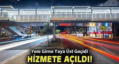 Yeni Girne Yaya Üst Geçidi hizmete açıldı
