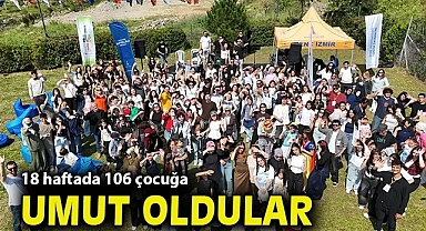 18 haftada 106 çocuğa umut oldular