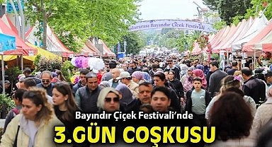 Bayındır Çiçek Festivali'nde 3. Gün Coşkusu: Sokaklar Ziyaretçi Akınına Uğradı