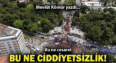 Bu ne cesaret, bu ne ciddiyetsizlik!