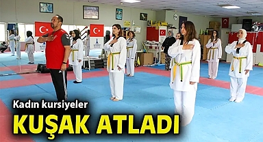 Büyükşehir'in tekvando kursuna kadınlardan yoğun ilgi