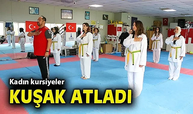 Büyükşehir'in tekvando kursuna kadınlardan yoğun ilgi