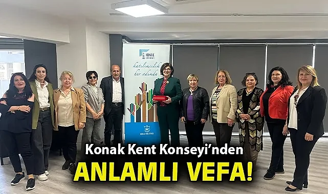 Konak Kent Konseyi'nden Anlamlı Vefa