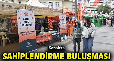 Konak'ta sahiplendirme buluşması: 11 can dost yeni yuvalarına kavuştu