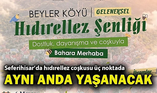 Seferihisar Hıdırellez Şenliği'ne Hazırlanıyor: 
