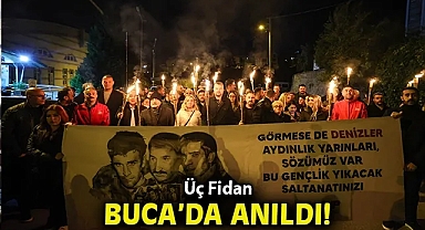 Üç Fidan Buca'da anıldı