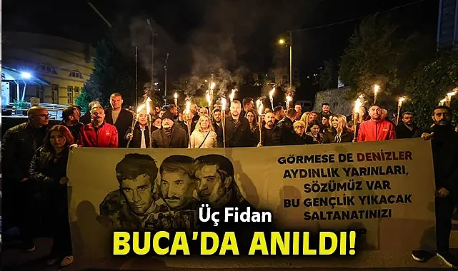 Üç Fidan Buca'da anıldı