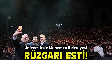 Üniversitede Menemen Belediyesi rüzgarı esti