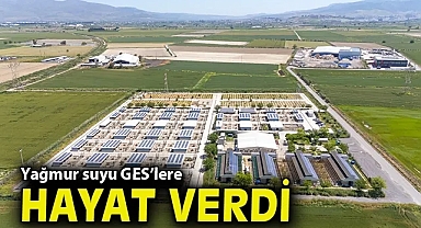 Yağmur suyu GES'lere hayat verdi