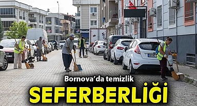 Bornova'da temizlik seferberliği