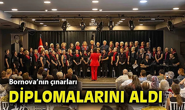 Bornova'nın çınarları diplomalarını aldı