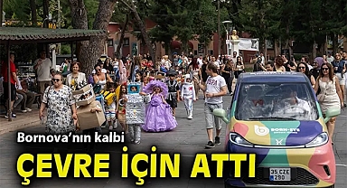Bornova'nın kalbi çevre için attı