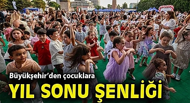 Büyükşehir'den çocuklara yıl sonu şenliği
