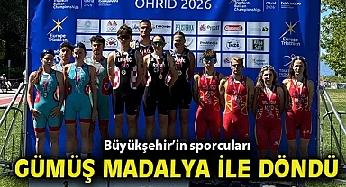Büyükşehir'in sporcuları gümüş madalya ile döndü