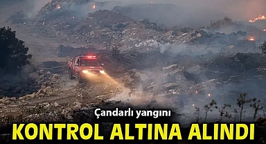 Çandarlı yangını kontrol altına alındı