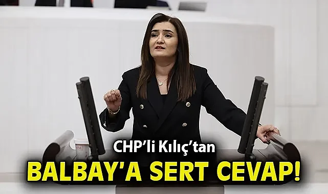 CHP'li Sevda Erdan Kılıç'tan Mustafa Balbay'a Sert Yanıt: 