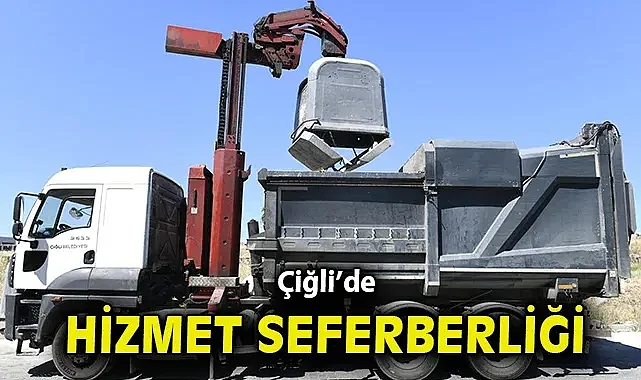 Çiğli'de Hizmet Seferberliği Sürüyor