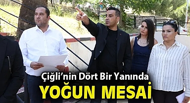 Çiğli'nin Dört Bir Yanında Yoğun Mesai