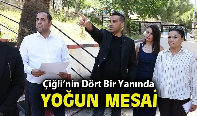 Çiğli'nin Dört Bir Yanında Yoğun Mesai