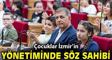 Çocuklar İzmir'in yönetiminde söz sahibi