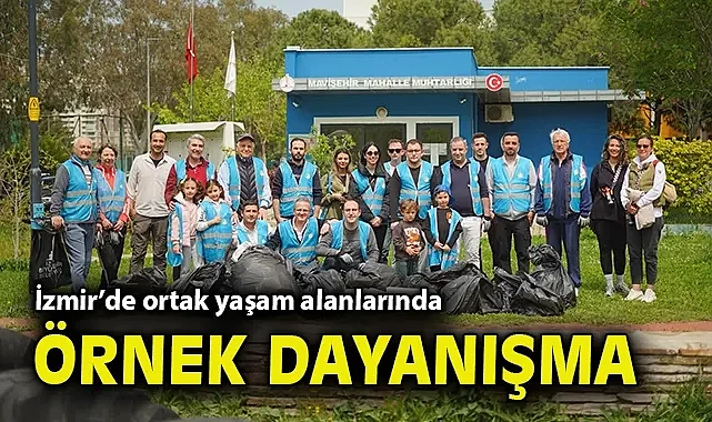 İzmir'de ortak yaşam alanlarında örnek dayanışma