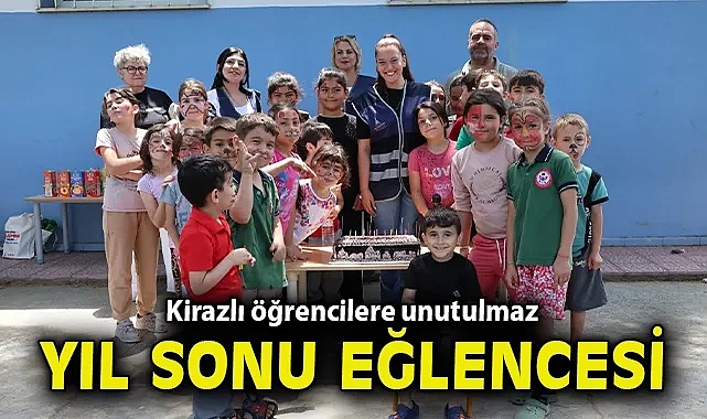 Kirazlı öğrencilere unutulmaz yıl sonu eğlencesi