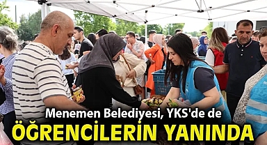 Menemen Belediyesi, YKS'de de öğrenci ve velilerin yanında