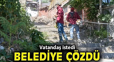 Vatandaş istedi, belediye çözdü