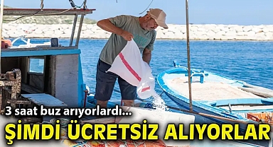 3 saat buz arıyorlardı, şimdi ücretsiz alıyorlar