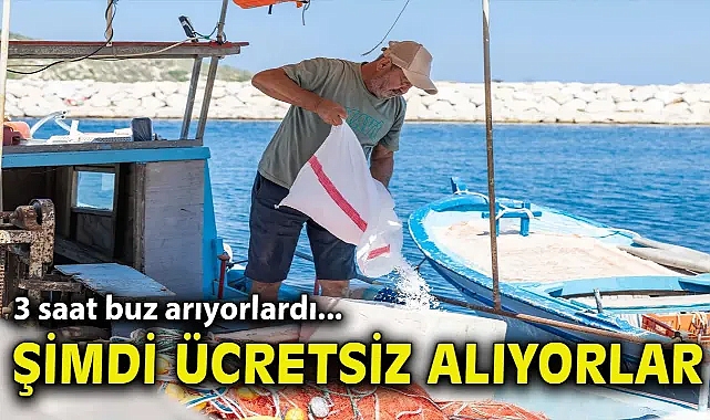 3 saat buz arıyorlardı, şimdi ücretsiz alıyorlar