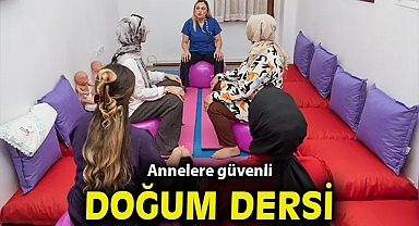 Annelere güvenli doğum dersi