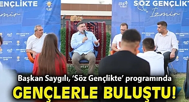 Başkan Saygılı, 'Söz Gençlikte' programında gençlerle buluştu!