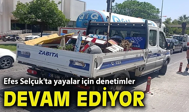 Efes Selçuk'ta yayalar için denetimler devam ediyor