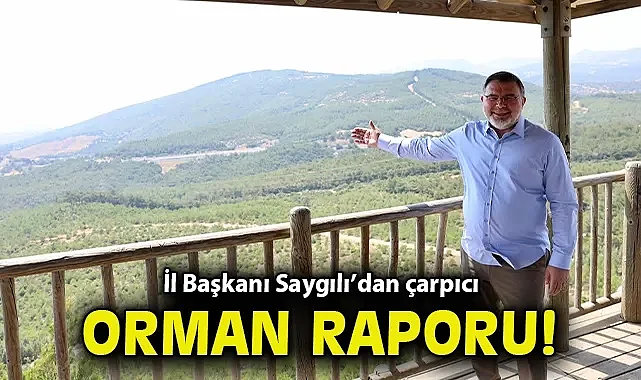 İl Başkanı Saygılı'dan çarpıcı orman raporu!