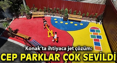 Konak’ta ihtiyaca jet çözüm: Cep Park’lar çok sevildi