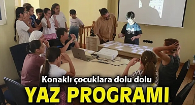 Konaklı çocuklara dolu dolu yaz programı