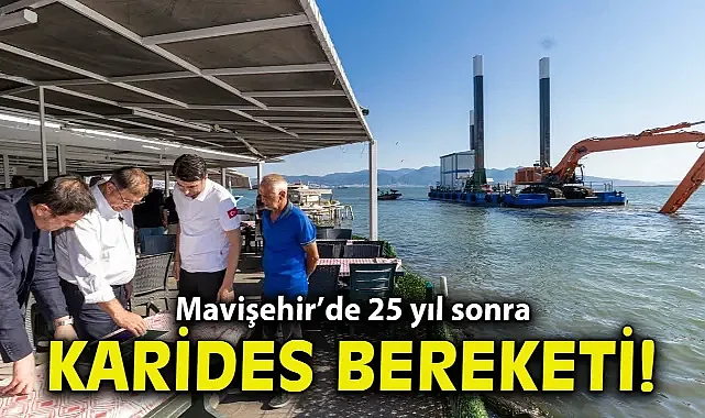 Mavişehir’de 25 yıl sonra karides bereketi