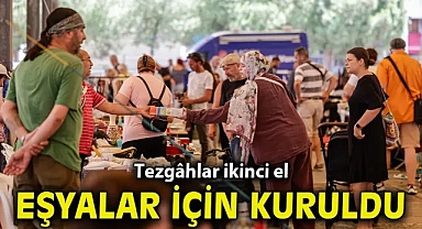 Tezgâhlar ikinci el eşyalar için kuruldu